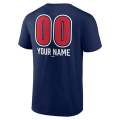 Navy Boston Red Sox Personalized Name & Number Fastball T-Shirt