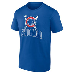 Royal Chicago Cubs Personalized Name & Number Fastball T-Shirt