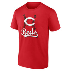 Red Cincinnati Reds Personalized Name & Number Fastball T-Shirt