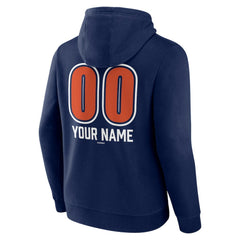 Navy Houston Astros Personalized Name & Number Fastball Pullover Hoodie