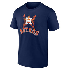Navy Houston Astros Personalized Name & Number Fastball T-Shirt