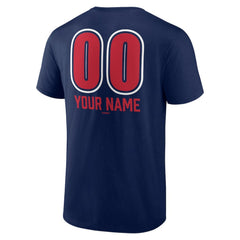 Navy Minnesota Twins Personalized Name & Number Fastball T-Shirt