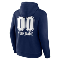 Navy New York Yankees Personalized Name & Number Fastball Pullover Hoodie