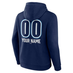 Navy Tampa Bay Rays Personalized Name & Number Fastball Pullover Hoodie