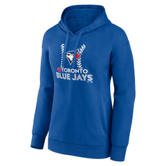 Royal Toronto Blue Jays Women's Personalized Name & Number Fastball Pullover Hoodie