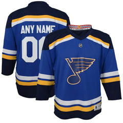 NHL St. Louis Blues Youth Home Replica Custom Jersey
