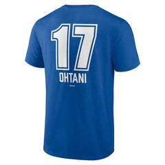 Royal Shohei Ohtani Los Angeles Dodgers Fastball Player Name & Number T-Shirt