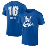 Royal Will Smith Los Angeles Dodgers Fastball Player Name & Number T-Shirt