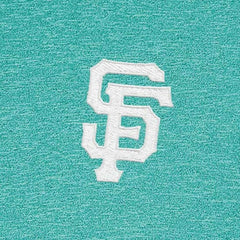 Heather Aqua San Francisco Giants Antigua Hunk Quarter-Zip Top