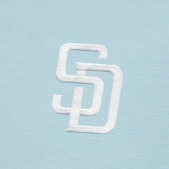 Powder Blue San Diego Padres Antigua Bright Quarter-Zip Pullover Top