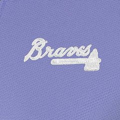 Purple Atlanta Braves Antigua Women's Finish Quarter-Zip Pullover Top
