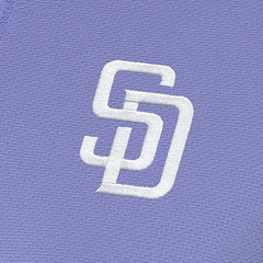 Purple San Diego Padres Antigua Women's Finish Quarter-Zip Pullover Top