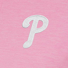 Pink Philadelphia Phillies Antigua Women's Mentor Quarter-Zip Pullover Top