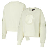 Pro Standard Triple Tonal Cropped Fleece Pullover Sweatshirt - Cleveland Browns Pullover