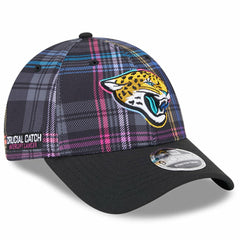 2024 NFL Crucial Catch Plaid 9FORTY Adjustable Hat - Jacksonville Jaguars Hats