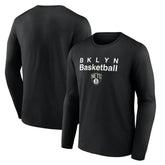 Brooklyn Nets Pick & Roll Coverage Long Sleeve T-Shirt