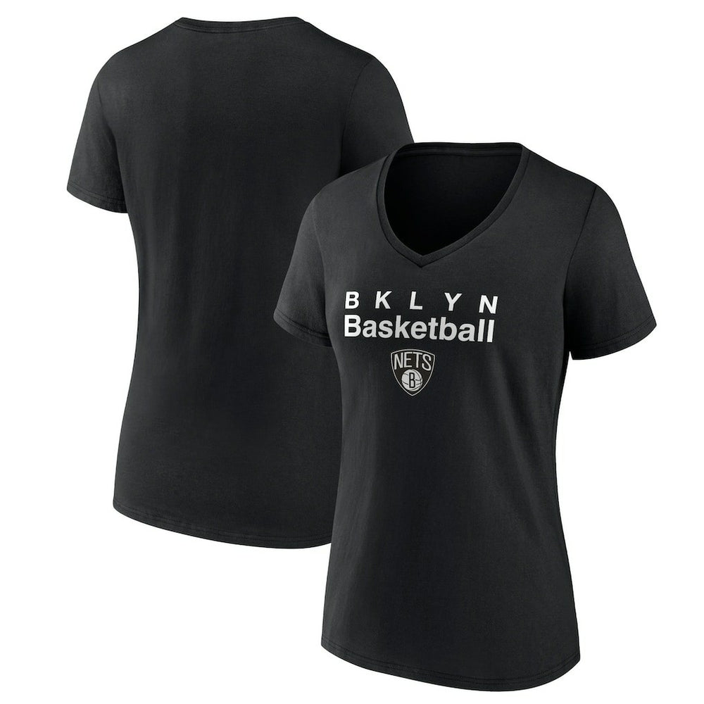 Brooklyn Nets Pick & Roll Coverage V-Neck T-Shirt