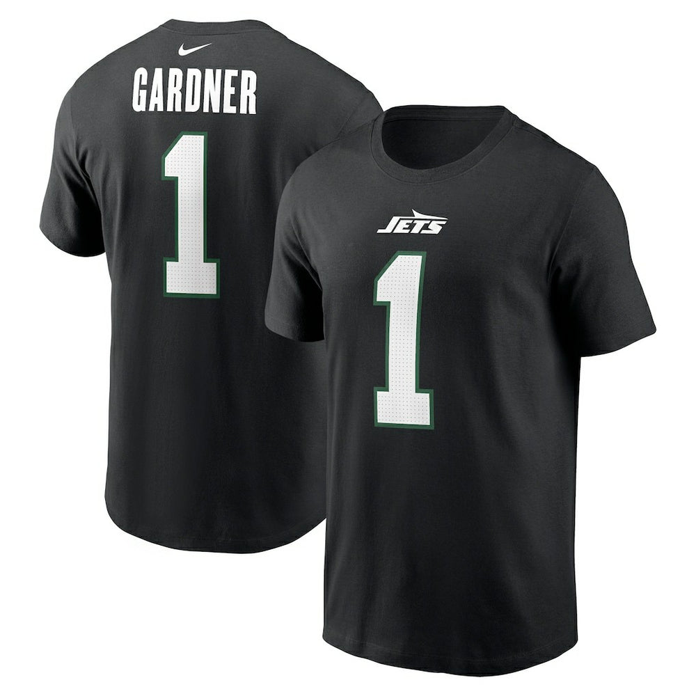 Ahmad Sauce Gardner Name & Number T-Shirt - New York Jets T-shirts