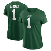 Sauce Gardner Women's Player Name & Number T-Shirt - New York Jets T-shirts