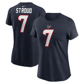 C.J. Stroud Women's Player Name & Number T-Shirt - Houston Texans T-shirts