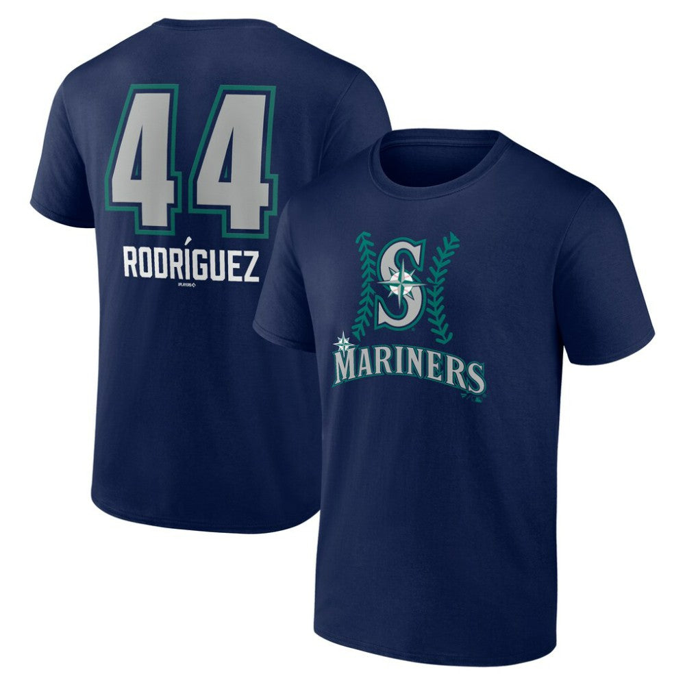 Navy Julio Rodríguez Seattle Mariners Name & Number Fastball T-Shirt