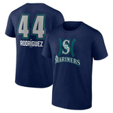 Navy Julio Rodríguez Seattle Mariners Name & Number Fastball T-Shirt