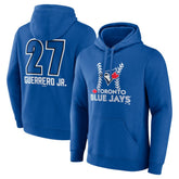 Royal Vladimir Guerrero Jr. Toronto Blue Jays Name & Number Fastball Pullover Hoodie