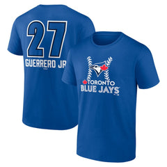 Royal Vladimir Guerrero Jr. Toronto Blue Jays Name & Number Fastball T-Shirt