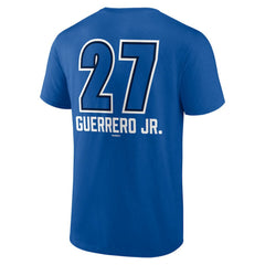 Royal Vladimir Guerrero Jr. Toronto Blue Jays Name & Number Fastball T-Shirt