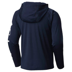 Navy Atlanta Braves Columbia Youth Terminal Tackle Long Sleeve Hoodie T-Shirt