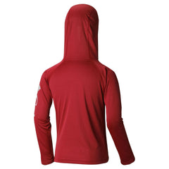 Red Cleveland Guardians Columbia Youth Terminal Tackle Long Sleeve Hoodie T-Shirt