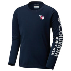 Navy Cleveland Guardians Columbia Youth Terminal Tackle Long Sleeve T-Shirt