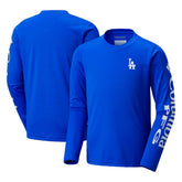 Royal Los Angeles Dodgers Columbia Youth Terminal Tackle Long Sleeve T-Shirt