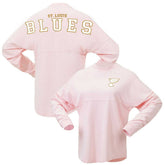 NHL St. Louis Blues Fanatics Women's Spirit Jersey Long Sleeve T-Shirt