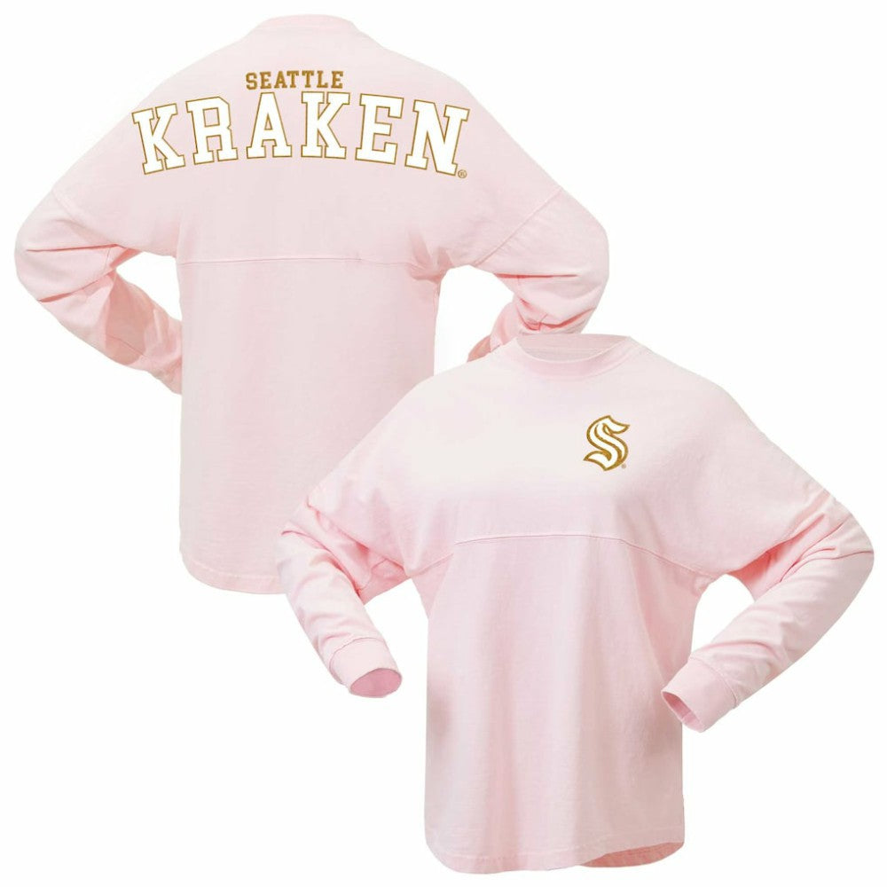 NHL Seattle Kraken Fanatics Women's Spirit Jersey Long Sleeve T-Shirt