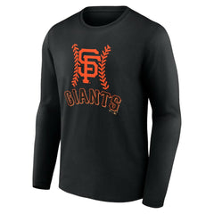 Black Patrick Bailey San Francisco Giants Name & Number Fastball Long Sleeve T-Shirt