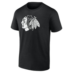 NHL Chicago Blackhawks Personalized Name & Number Monochrome T-Shirt
