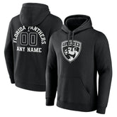 NHL Florida Panthers Personalized Name & Number Monochrome Pullover Hoodie