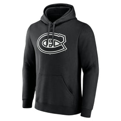 NHL Montreal Canadiens Personalized Name & Number Monochrome Pullover Hoodie