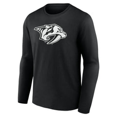 NHL Nashville Predators Personalized Name & Number Monochrome Long Sleeve T-Shirt