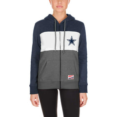 Women's Color-Block Full-Zip Hoodie - Dallas Cowboys Hoodies