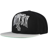 Black Chicago White Sox Mitchell & Ness Rise Up Snapback Hat