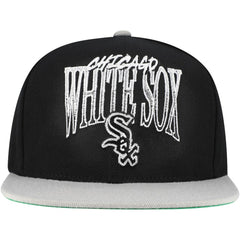 Black Chicago White Sox Mitchell & Ness Rise Up Snapback Hat