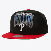 Black Philadelphia Phillies Mitchell & Ness Rise Up Snapback Hat