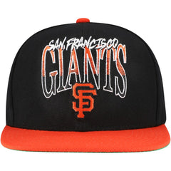 Black San Francisco Giants Mitchell & Ness Rise Up Snapback Hat