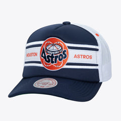 Navy Houston Astros Sideline Trucker Adjustable Hat