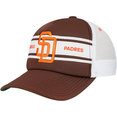 Brown San Diego Padres Sideline Trucker Adjustable Hat
