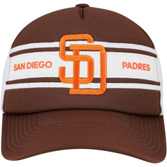 Brown San Diego Padres Sideline Trucker Adjustable Hat