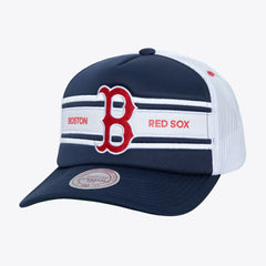 Navy Boston Red Sox Sideline Trucker Adjustable Hat