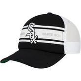 Black Chicago White Sox Sideline Trucker Adjustable Hat